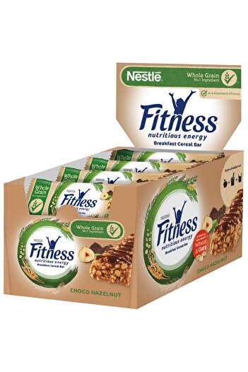 Nestle Fitness chocolate hazelnut cereal bar, 16x22.5g