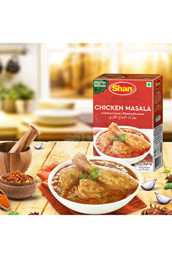 Shan Chicken Masala 165 g Traditional Spice Blend for Rich, Flavorful & Aromatic Chicken Curries