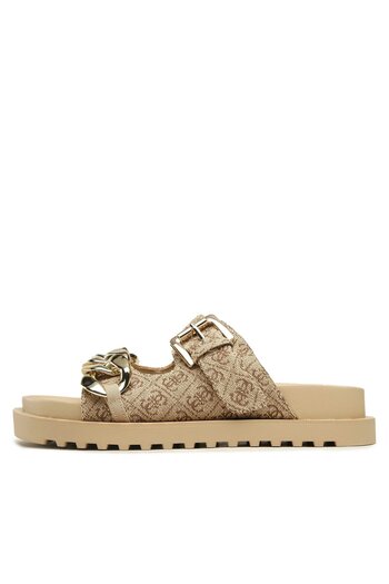Guess Women's Brown Flip-Flops FL6FT2FAL03