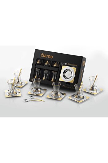 Tiamo Ottoman Tea Set Gold 18 Pieces / 6 Persons
