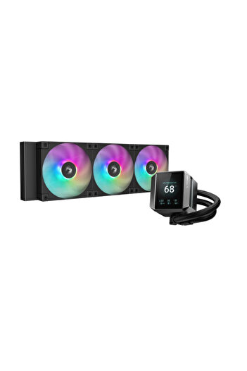 Deep Cool Cooler CPU Deepcool MYSTIQUE 360, 600 - 2400 rpm, ARGB (Black)