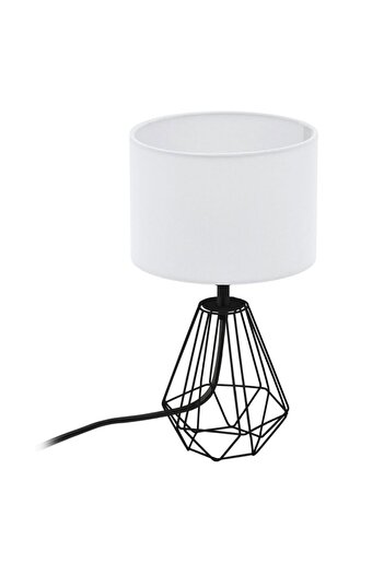 Eglo Table lamp, steel construction, diamond-style shape, E14 socket, 60 W, 305 x 165 mm, n...