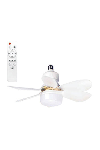 Helios Daisy 50W Led 6 Pervaneli Tavan Vantilatörü E27 Duylu HS 9302