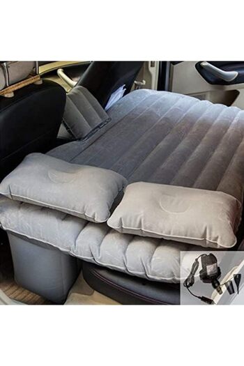 Generic Multi-Purpose Inflatable Car Air Mattress for SUVs and MPVs, Portable Bed with Durable Pump for Camp