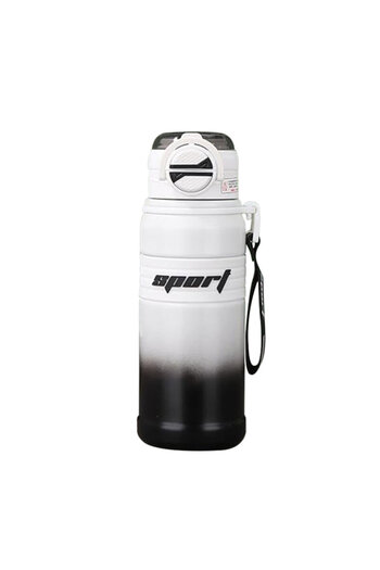 Techsuit Termos sports pentru apa metalic THM9, 680ml, alb