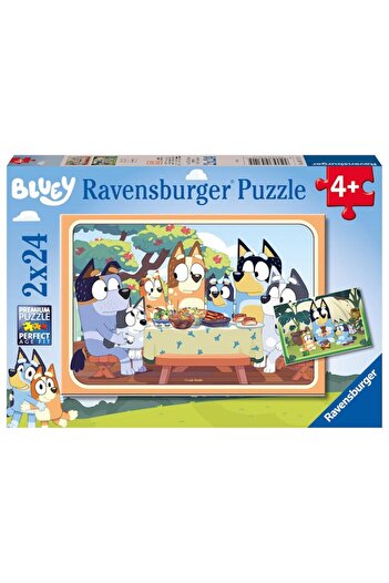 RAVENSBURGER Puzzle Ravensburger: Bluey, set 2x24 pieces