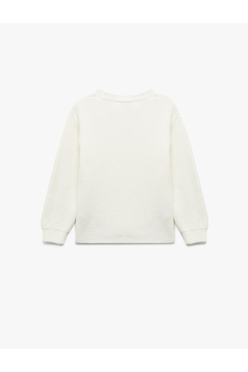 Koton V-Neck Long Sleeve Basic Knitwear Cardigan