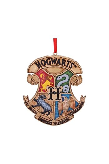 Nemesis Now Ornament with Hogwarts Crest, Nemesis Now, 8 cm