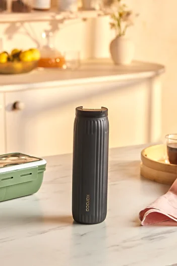 Karaca Rimo Leakproof Steel Thermos 600 ml Anthracite