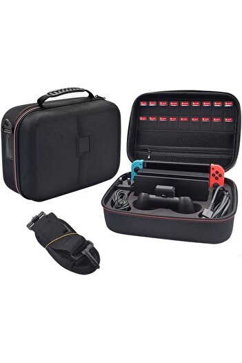 Generic Carrying Case for Nintendo Switch 2, Large Protective Travel Hardshell Storage Bag with 18 Game Cart