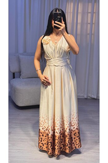 SELSAL Midi floral half dress