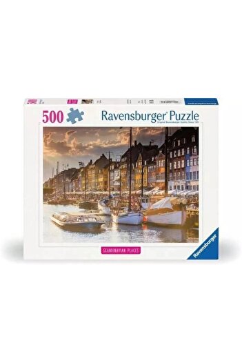 RAVENSBURGER Puzzle 500 Ravensburger, Sunset in Copenhagen