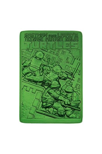 Fanattik 40th Anniversary Teenage Mutant Ninja Turtles Commemorative Ingot, FaNaTtik, Limited Edition, Green,