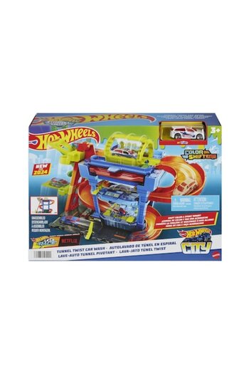 HOT WHEELS City Play Set - Let's Race, Car Wash