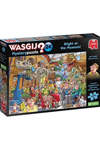 Jumbo Puzzle WASGIJ Mystery 24, Jumbo, 1000 pieces, 68x49cm, multicolor