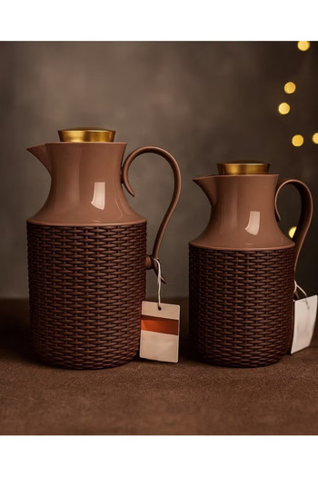 Generic Attractive 1/0.75L Coffee and Tea Fridge Thermos Set with Elegant Design