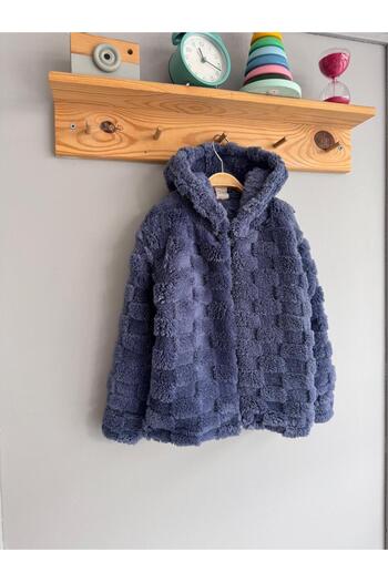 ciklet kids Children's Welsoft Plush Hooded Coat
