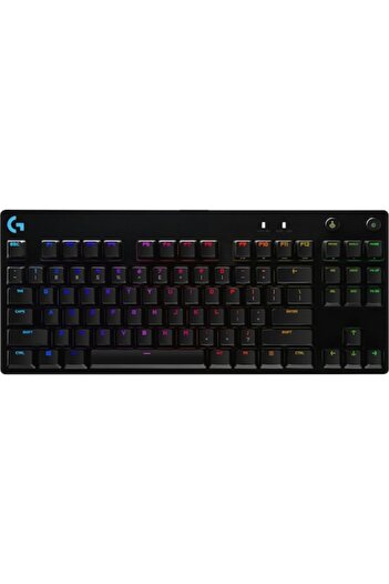 logitech Gaming Mechanical Keyboard, Logitech, G Pro TKL Clicky, Black, 230498