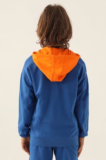 Kappa Licensed Boys' Cardigan Jacket for Ages 5-16-Blue