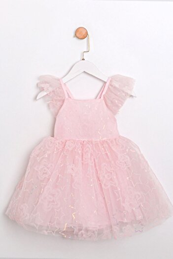 HAUSEkids 2-5 Yaş Magic Mussness Kız Çocuk Elbise-Pembe