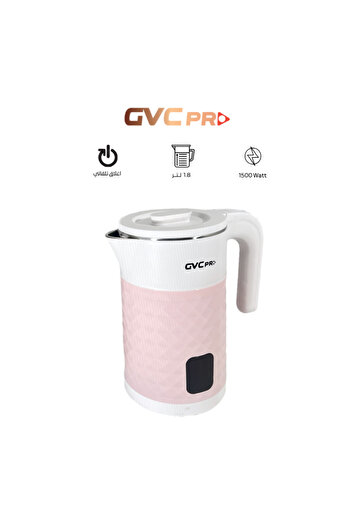 GVC PRO Electric Kettle GVC Pro, 1.8 Liter, Plastic Almasa, Banky - GVCKT-3820 H