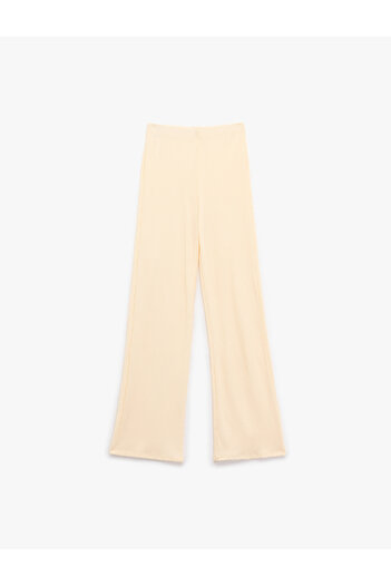 Koton High Waist Wide Leg Palazzo Pants
