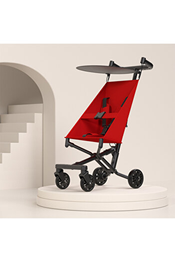 COOYA Baby Stroller, Lightweight Foldable Baby Stroller, Suitable for Travel Outdoor (Red)