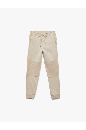 Koton Basic Sweatpants with Raised Pocket Detail and Elastic Waist