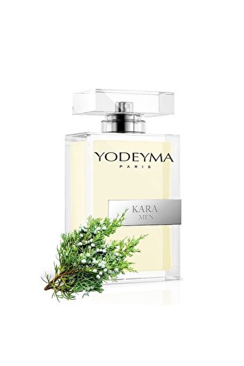 Yodeyma Kara Men Eau de Parfum for Men, Juniper, Rosemary, and Plum Lichen Notes, 100ml