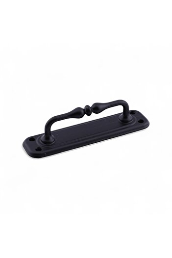 NZB Metal Kapı Çekme Kolu Tutamağı Kulp Kulpları Dolap Mobilya Dolap Çekmece Siyah Büyük 14.5 cm