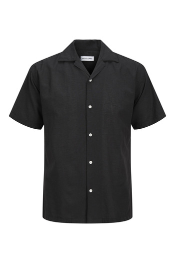 Jack & Jones Solid Resort Collar Regular Fit Shirt