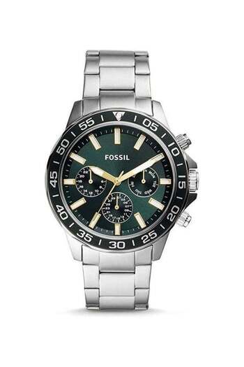 Fossil Men's Stainless Steel Chronograph Wrist Watch BQ2492 - 45 mm - Green