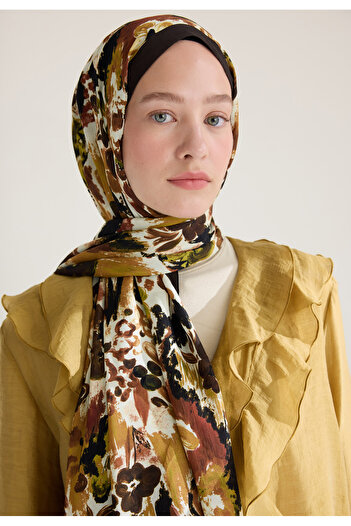 Fresh Vinnie Flosh Viscose Shal Aci Brown