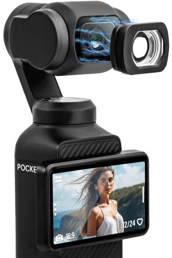 Generic CENXI Pocket 3 Filter, Multi Coated Wide Angle Lens Fit for DJI Pocket 3 Accessories Protection Acti