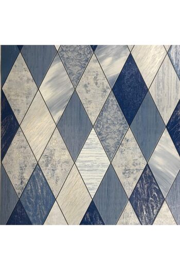 Slavyanski Oboi Super washable vinyl wallpaper, for bathroom and kitchen, 5586-03 Romb