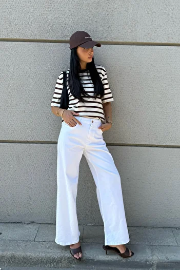 Seda Yalçın Atelier Ecru Straight Jean Trousers