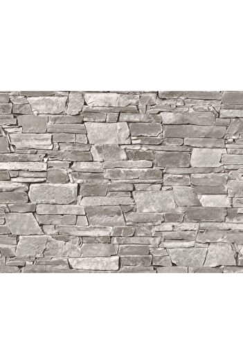 Slavyanski Oboi Super washable vinyl wallpaper for bathroom and kitchen, 5547-10 Stone