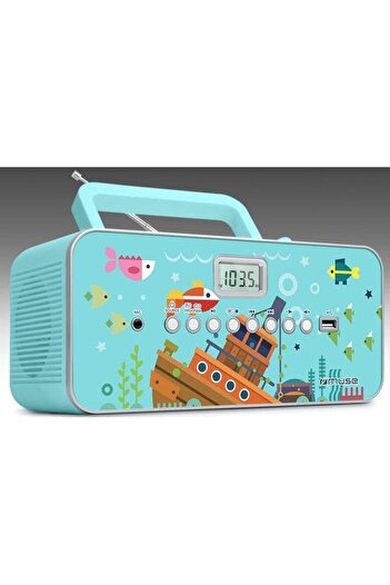 Muse Micro Sistem Audio Portabil M-29 KB, CD-Player, LCD Display, USB (Multicolor)