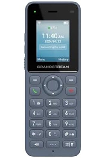 GRANDSTREAM WP816 Wireless Wi-Fi IP Phone with Built-in Dual Band 802.11a/b/g/n/AC/AX and 6 Hours Ta