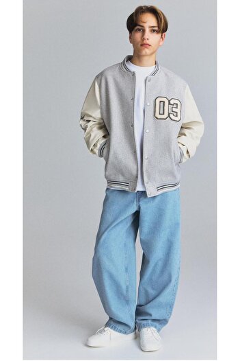ASL GOLF CLUB Pantaloni JEANS WIDE LEG BAGGY FIT pentru băiat