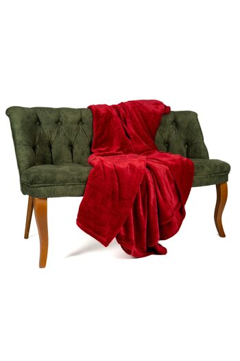 Unicorn Concept Cocolino uni blanket, 200x230, Bordeaux red
