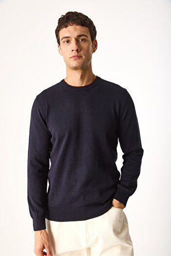 VENA Crew Neck Regular Fit Basic Knitwear