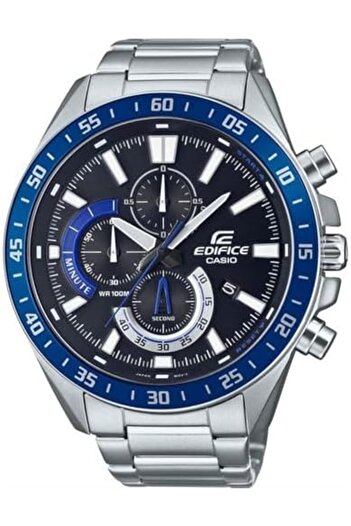 Casio Edifice Men's Watch - EFV-620D-1A2VUDF Black Dial, Silver Band