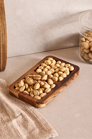 Perotti Akasya 2 Compartment Snack Bowl 17X10 cm