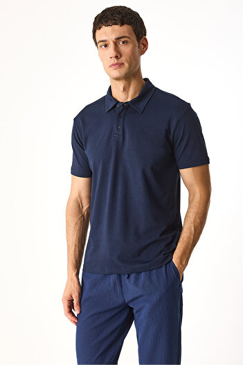 VENA Regular Fit Polo Collar T-Shirt
