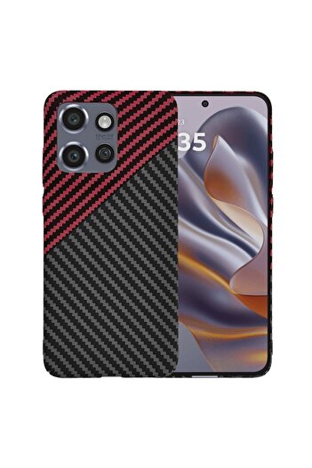 Techsuit Phone case for Motorola Edge 50 Neo/Motorola ThinkPhone 25, T67, Polycarbonate, Red Vortex