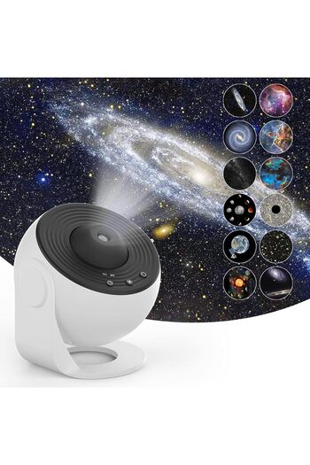 OYDAS Galaxy Projector 12-in-1 Starry Sky Light with 13 Film Discs, 360° Rotation & HD Projection