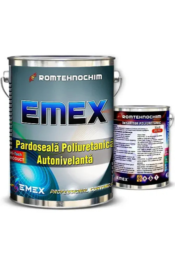 Emex Self-Leveling Polyurethane Flooring Package “Emex” - Yellow - 20 Kg Bag + Hardener