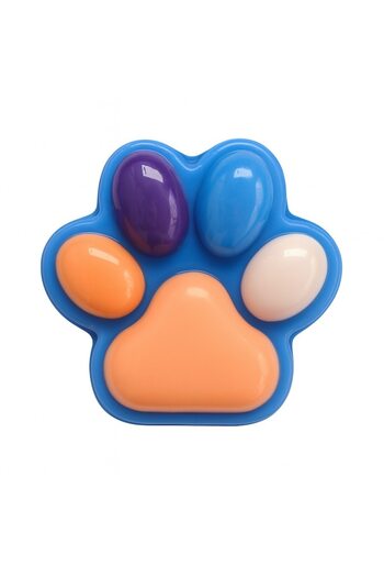 Flippy Jucarie Antistres Squishy, Flippy, cu Revenire Lenta, Labuta de Pisica Pufoasa, 8.5 x 7.5 cm, Ambala