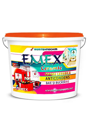 Emex Washable Anti-condensation Paint “Emex Ceramic” - Yellow - 7 L Can